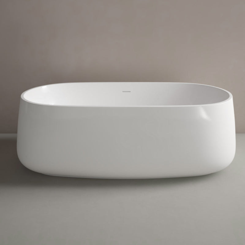 Studio Bagno Nur 1600 Freestanding Bath - Semi Gloss White