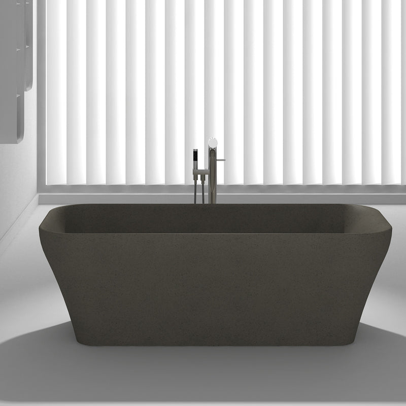 Studio Bagno Verve 1700mm Freestanding Bath - Ash Grey