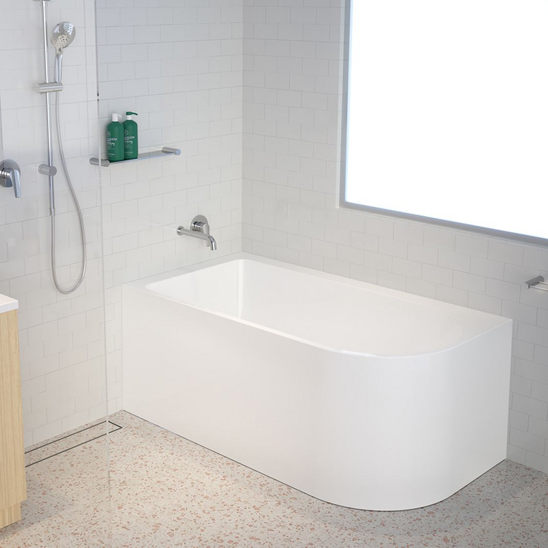 Stylus Origin 1700 Left Hand Corner Bath - OR7LHCW