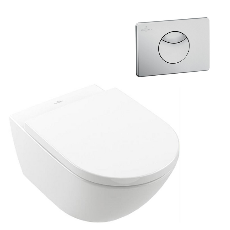 Villeroy & Boch Subway 3.0 Wall Hung Toilet incl/VB Cistern Package