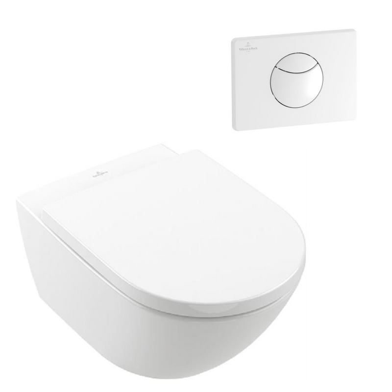 Villeroy & Boch Subway 3.0 Wall Hung Toilet incl/VB Cistern Package