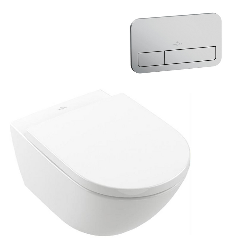 Villeroy & Boch Subway 3.0 Wall Hung Toilet incl/VB Cistern Package