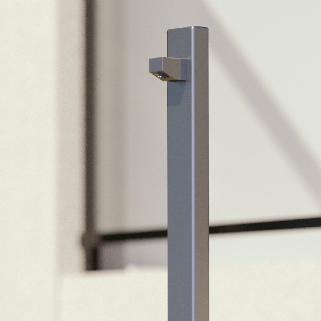 Rainware Suncoast Premium Freestanding Hot & Cold Shower w/Footwash - 316 Stainless Steel - 4505-Suncoast