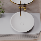 Pietra Bianca Surena Above Counter Basin - White Matte - PB3001-WM
