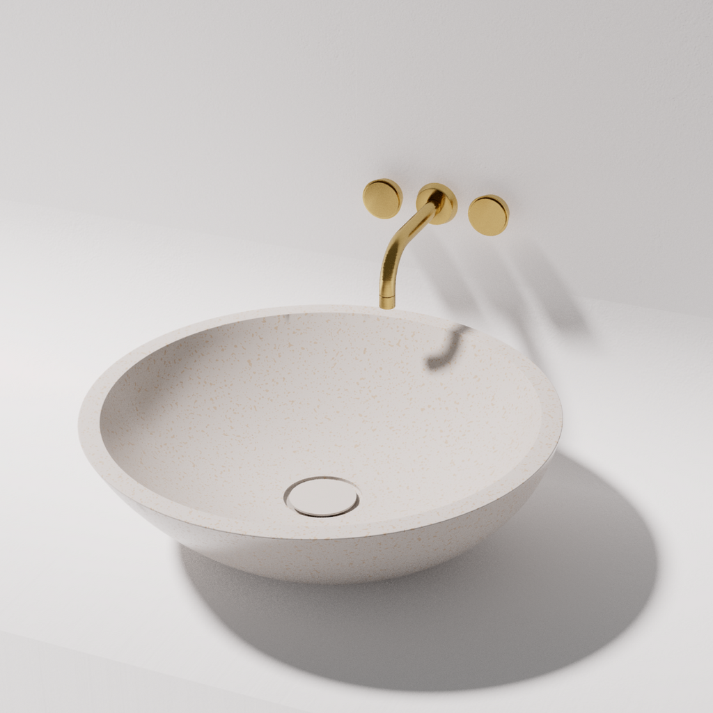 Pietra Bianca Surena Above Counter Basin - White Matte - PB3001-WM