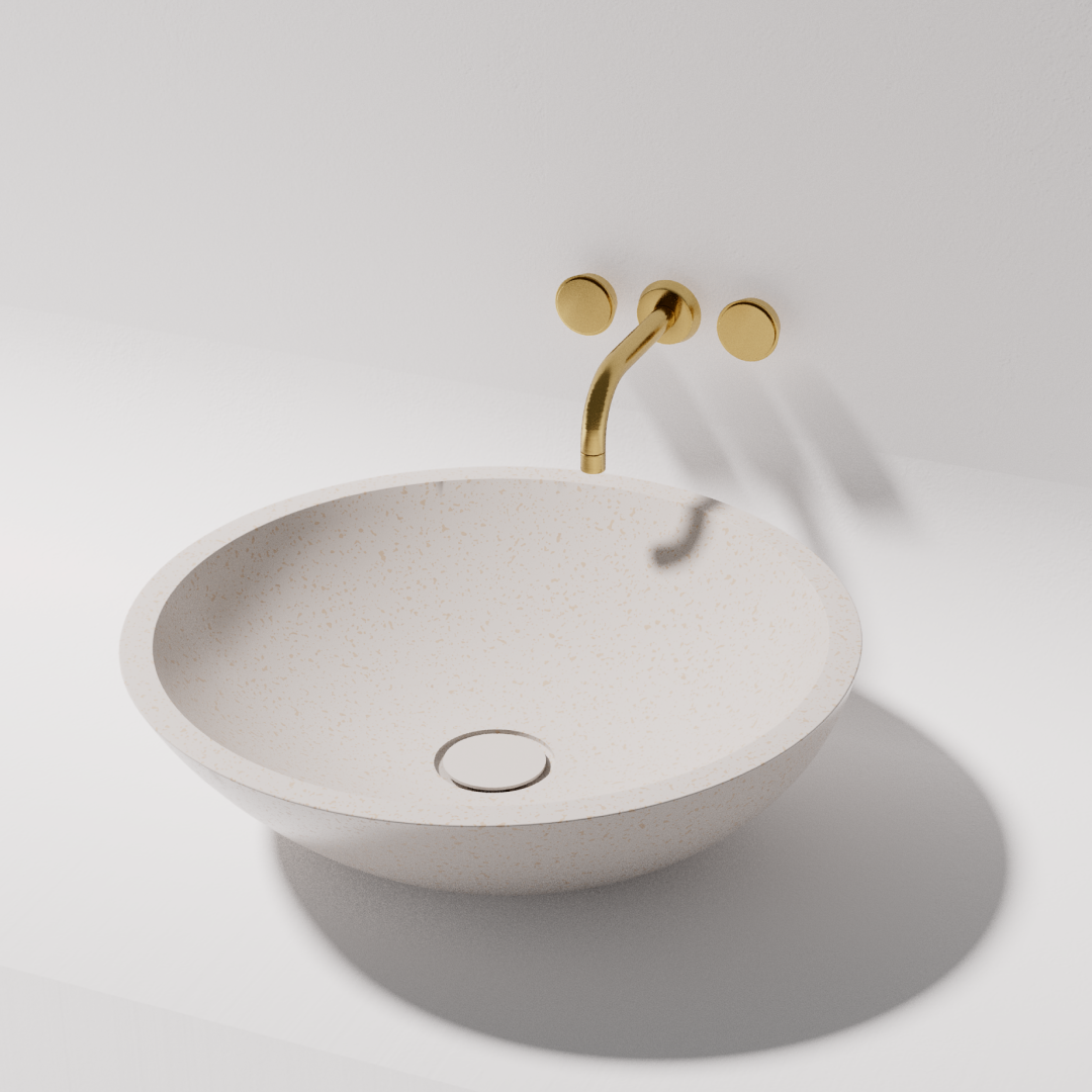 Pietra Bianca Surena Above Counter Basin - Charcoal - PB3001-C
