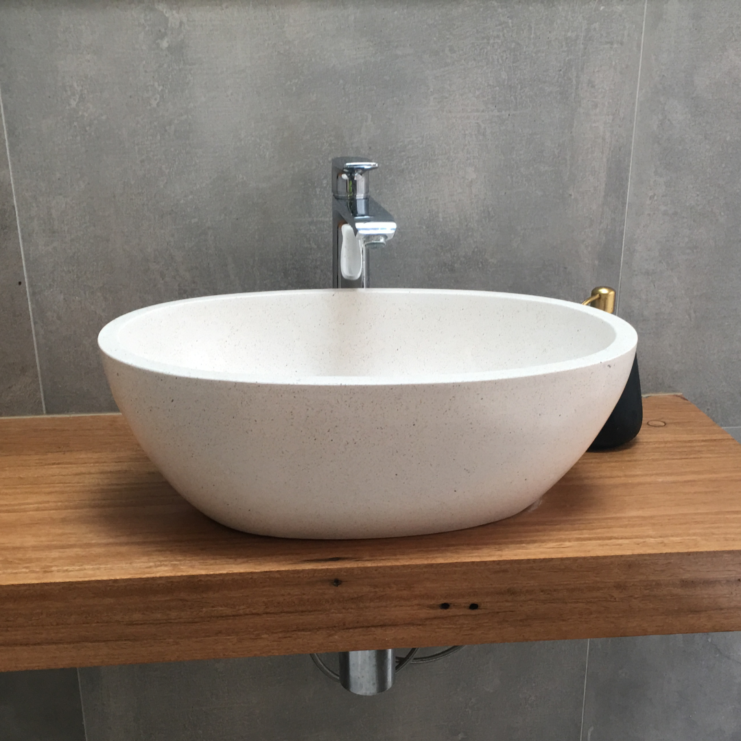 Pietra Bianca Sussana Above Counter Basin - Charcoal - PB3004-C