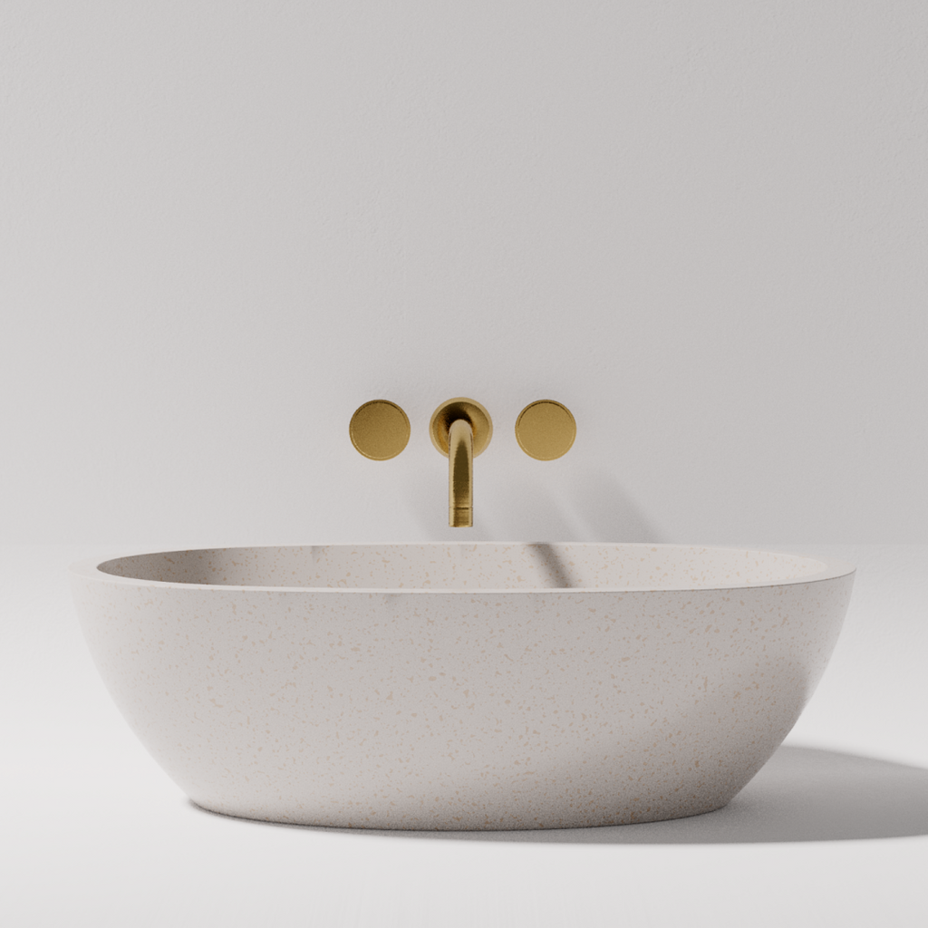 Pietra Bianca Sussana Above Counter Basin - White Matte - PB3004-WM