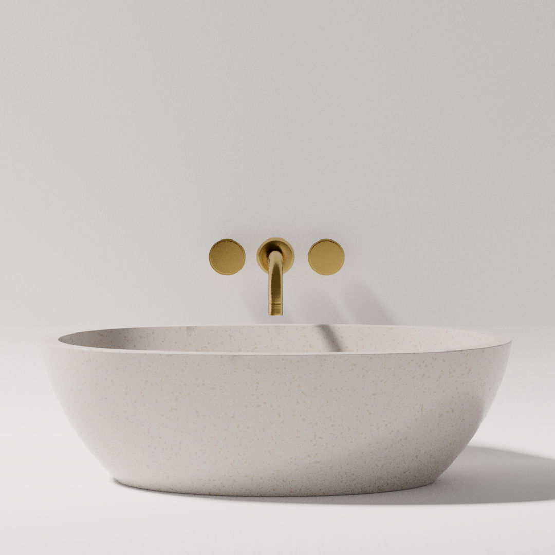Pietra Bianca Sussana Above Counter Basin - Charcoal - PB3004-C