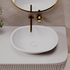 Pietra Bianca Sussana Above Counter Basin - White Matte - PB3004-WM
