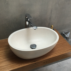 Pietra Bianca Sussana Above Counter Basin - White Matte - PB3004-WM