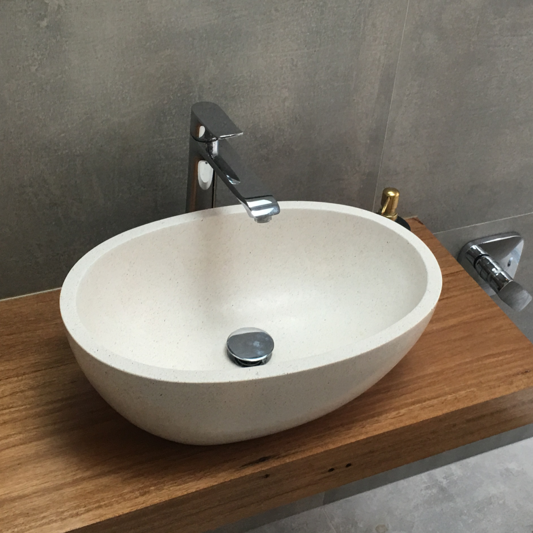 Pietra Bianca Sussana Above Counter Basin - Charcoal - PB3004-C
