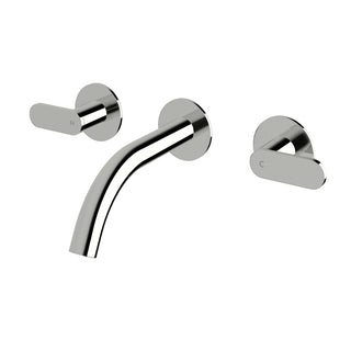 Sussex Duet 165 Wall Basin Tap Set - Chrome - DWBS165