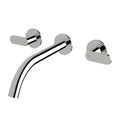 Sussex Duet 200 Wall Basin Tap Set - Chrome - DWBS200