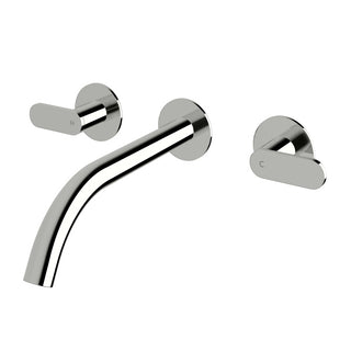 Sussex Duet 200 Wall Basin Tap Set - Chrome - DWBS200