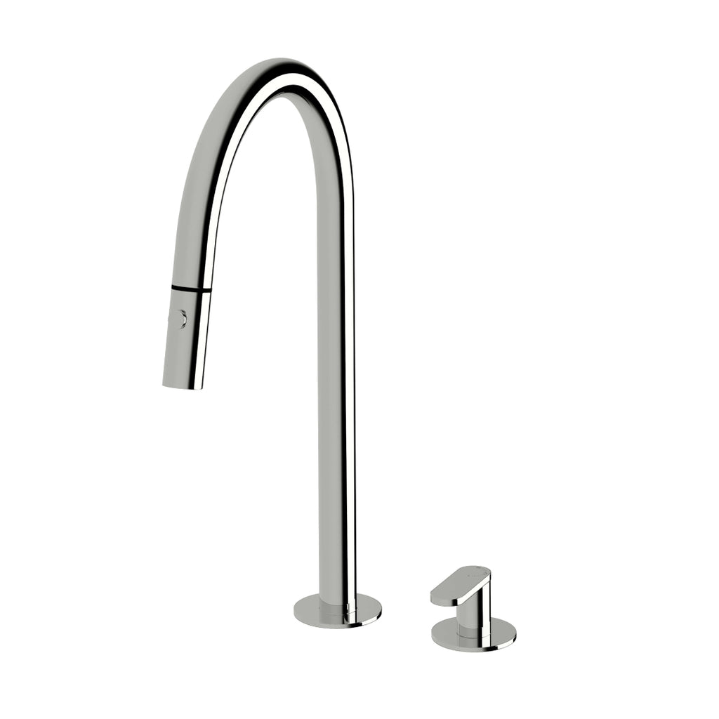Sussex Duet Progressive Pull-Out Sink Mixer - Chrome - DSPMSPOS