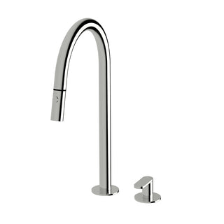 Sussex Duet Progressive Pull-Out Sink Mixer - Chrome - DSPMSPOS