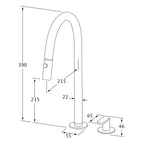 Sussex Duet Progressive Pull-Out Sink Mixer - Chrome - DSPMSPOS