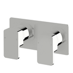 Sussex Suba Lever Dual Wall Mixer System - Chrome - BLDMS
