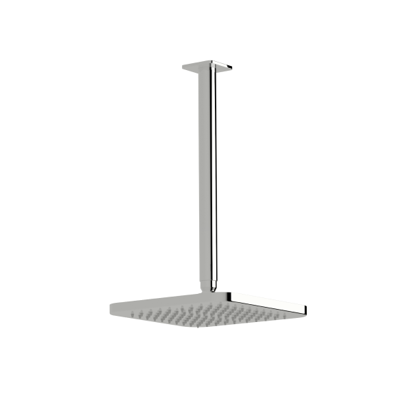 Sussex Suba Vertical Shower Arm 300mm with 220 Head - Chrome - BVSH3-220