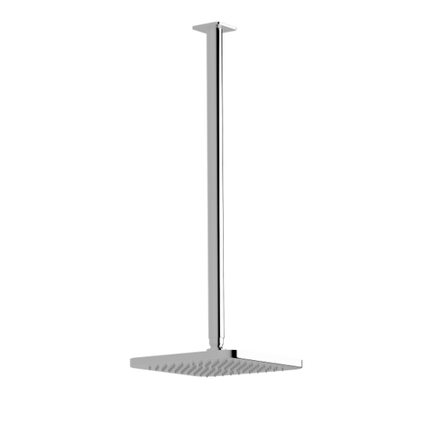 Sussex Suba Vertical Shower Arm 500mm with 220 Head - Chrome