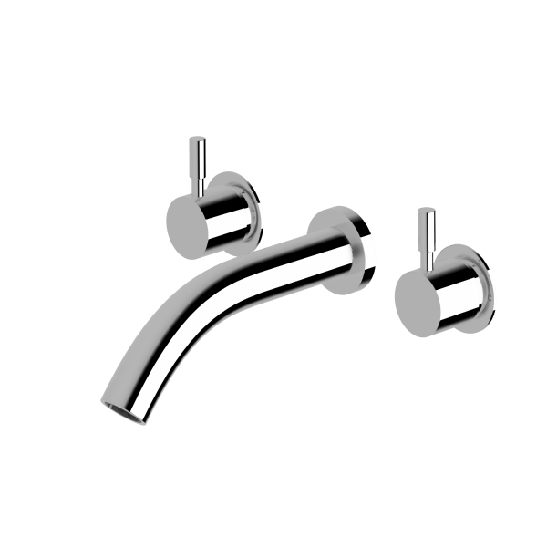 Sussex Voda Wall Basin Set - Chrome 250mm - VWBS250