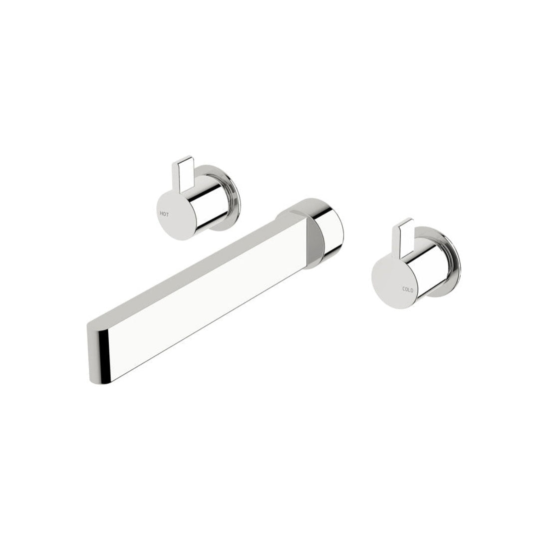 Sussex Calibre Wall Bath Set 225mm - Chrome - CBS225