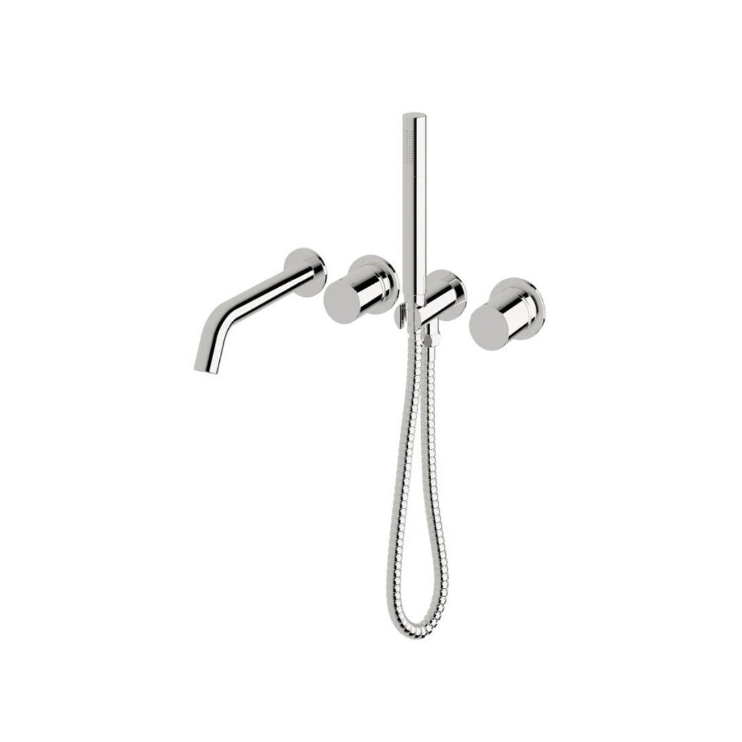 Sussex Circa Bath Mixer System 200mm with Handshower Chrome - RBMS200RH