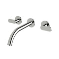 Sussex Duet 200 Wall Bath Tap Set - Chrome - DBS200