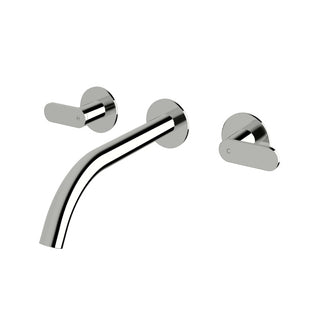 Sussex Duet 200 Wall Bath Tap Set - Chrome - DBS200