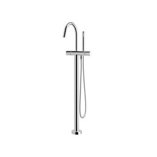 Sussex Floormount Mixer with Hand Shower - Chrome w- Installation Kit - RFMHT + SXFMMIK