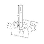 Sussex Shower Mixer System - Chrome - RSMS