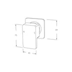 Sussex Suba Lever Wall Mixer - Chrome - BLWM