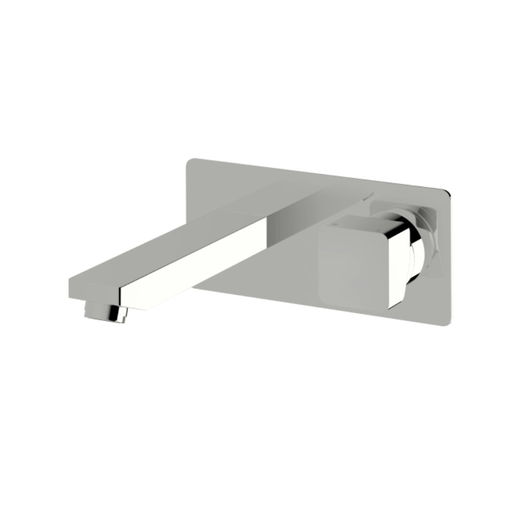 Sussex Suba Wall Basin Mixer Outlet System - Chrome 210mm - BWBMS210RH