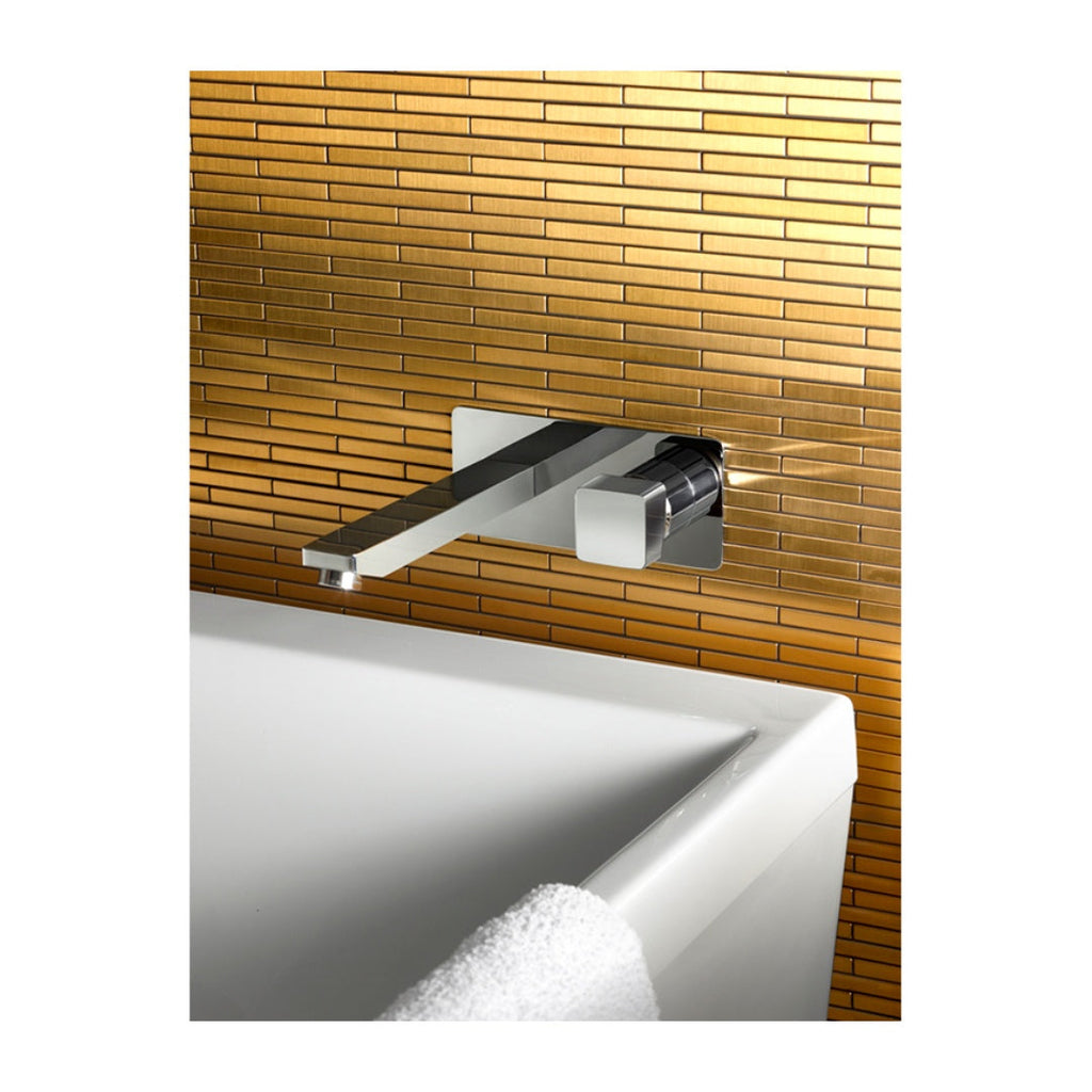 Sussex Suba Wall Basin Mixer Outlet System - Chrome 160mm - BWBMS160RH