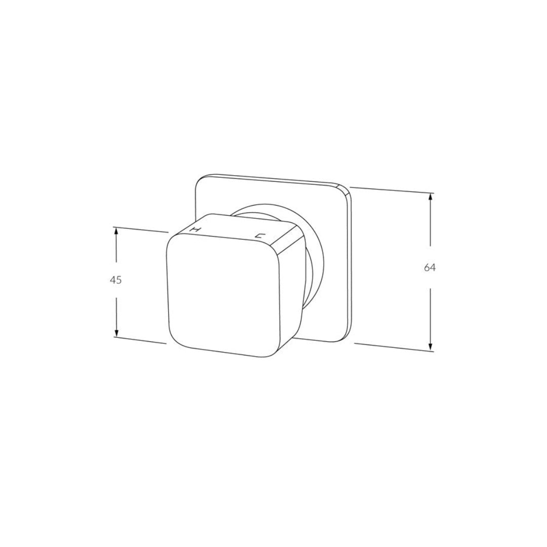 Sussex Suba Wall Mixer - Chrome - BWM