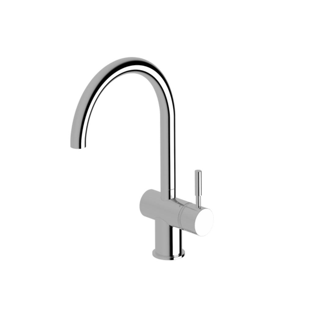 Sussex Voda Sink Mixer Curved - Chrome - VSMC