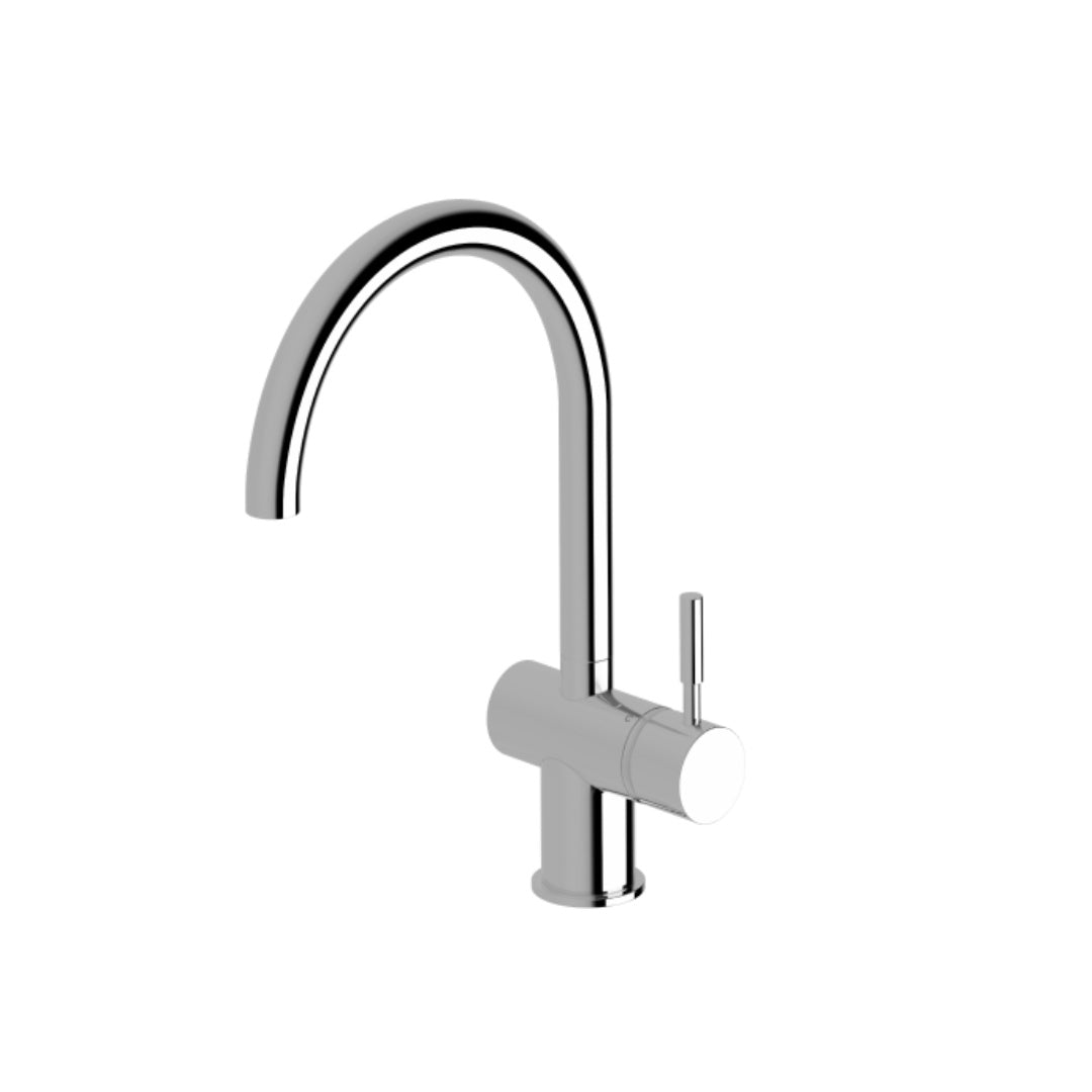 Sussex Voda Sink Mixer Curved - Chrome - VSMC