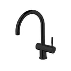 Sussex Voda Sink Mixer Curved RH - Matte Black - VSMC-17