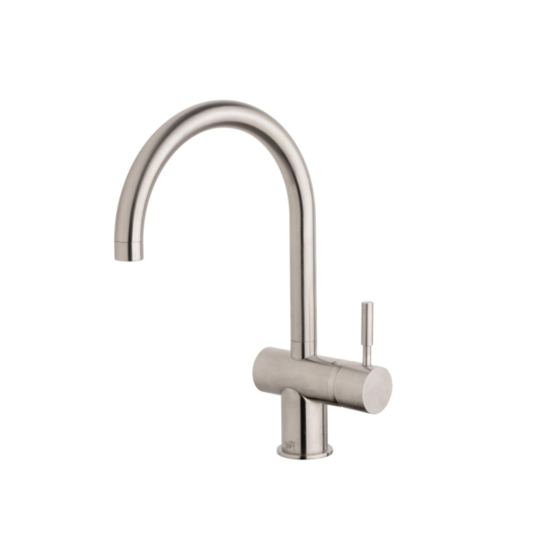 Sussex Voda Sink Mixer Curved RH Marine Grade Stainless Steel 316 - VSMCSSRH