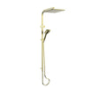 Greens - Skyla AirFlo™ Twin Rail Shower - Brushed Brass - 18690BB
