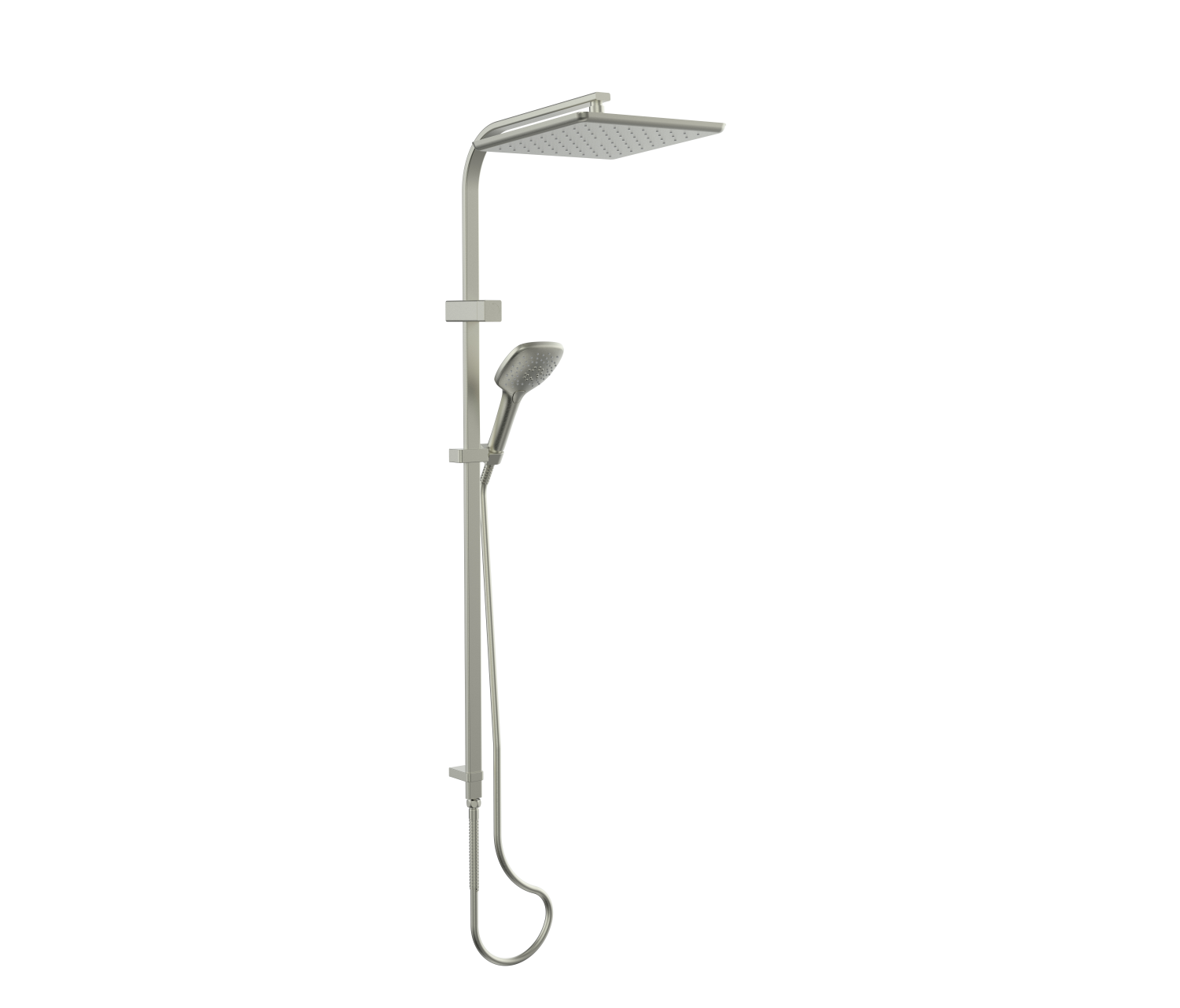 Greens - Skyla AirFlo™ Twin Rail Shower - Brushed Nickel - 18690BN