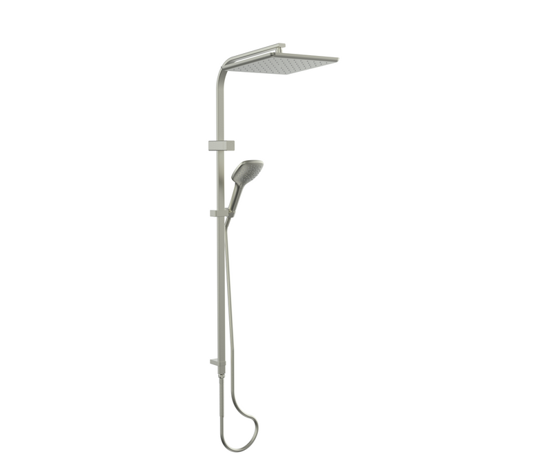 Greens - Skyla AirFlo™ Twin Rail Shower - Brushed Nickel