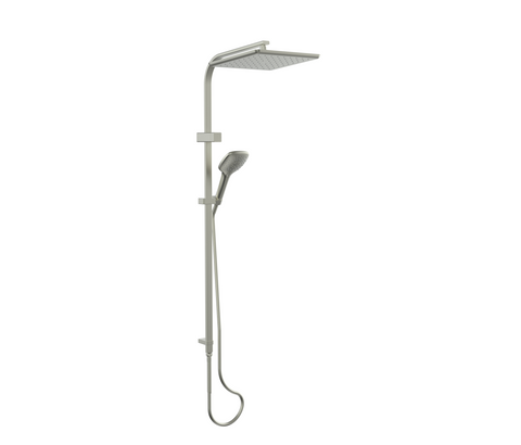 Greens - Skyla AirFlo™ Twin Rail Shower - Brushed Nickel