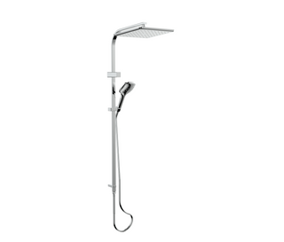 Greens - Skyla AirFlo™ Twin Rail Shower - Chrome - 18690CP