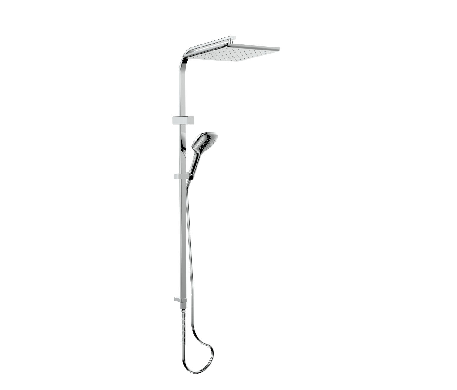Greens - Skyla AirFlo™ Twin Rail Shower - Chrome - 18690CP
