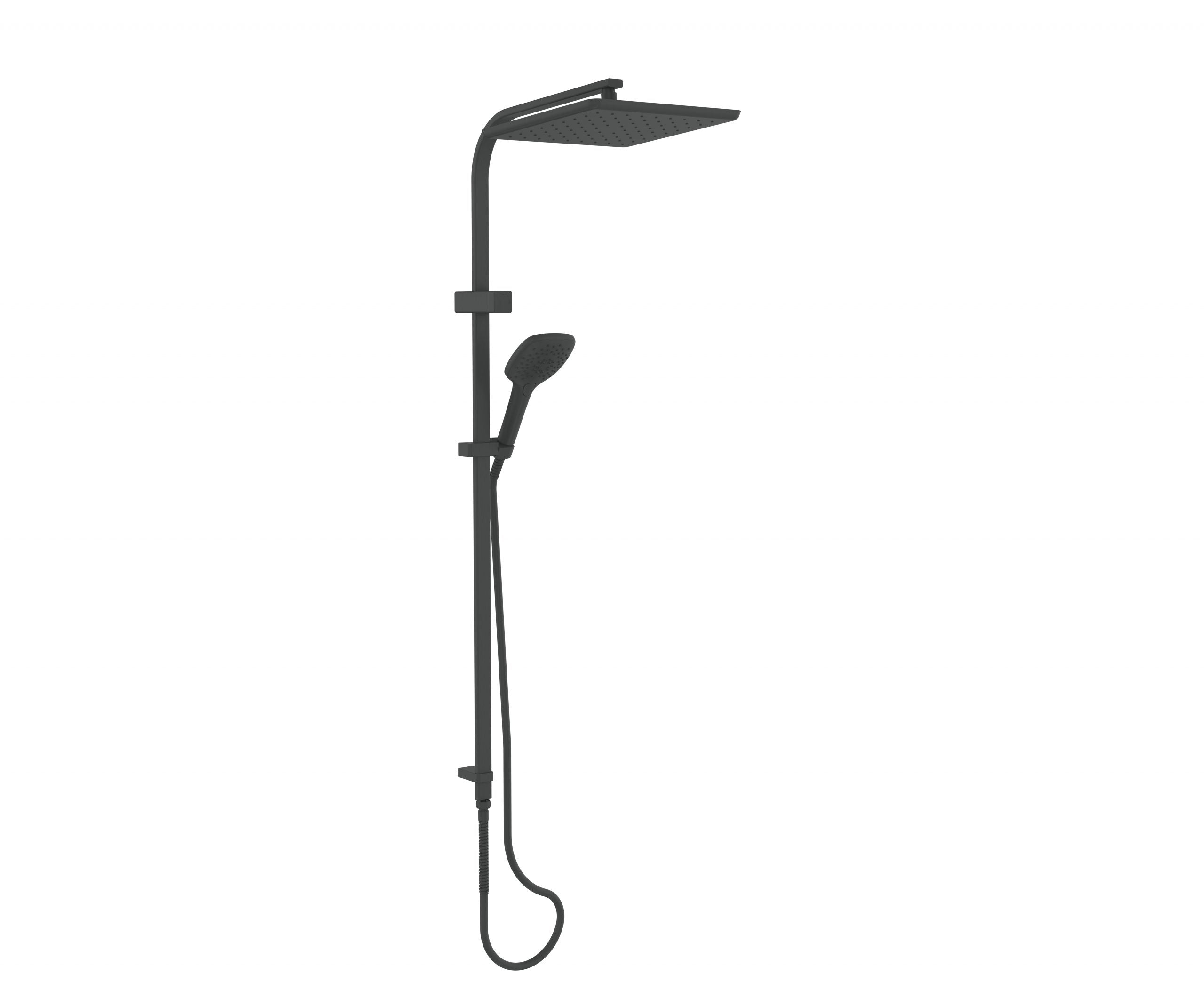 Greens - Skyla AirFlo™ Twin Rail Shower - Gunmetal - 18690GM