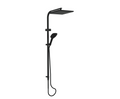 Greens - Skyla AirFlo™ Twin Rail Shower - Matte Black - 18690MB