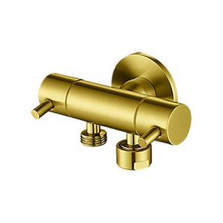 Linkware Dual Control Mini Cistern Cock - PVD Gold - T115DPVD