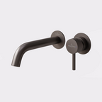Villeroy & Boch Vita 35 Wall Mounted Basin Bath Mixer (Includes In-Wall Body) - LF Gun Metal - 1104590B + 8733500